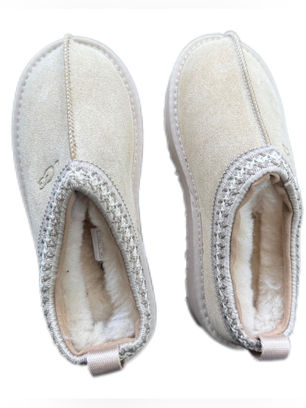 UGG Tasman Tasmanita Whitecap Suede Platform Slippers Size 8 - Picture 3 of 8